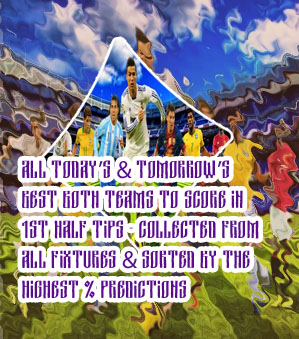 First half win soccer prediction