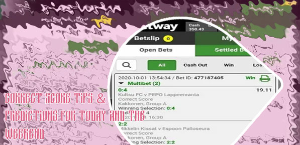 Prediction exact score today