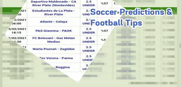 Tips football prediction